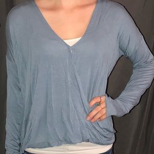 Blue Short Front Long Back